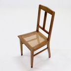 Amsterdam School Oak And Cane Chair 1920S thumbnail 10