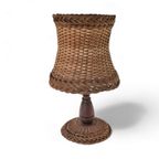 Scandinavian Rattan / Wicker Table Lamp thumbnail 5