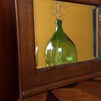 Antiek Eikenhouten Wastafel Meubel Met Marmer Blad, Tafeltje thumbnail 18