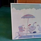 Vintage Lithografie Gloria Eriksen Single's Pond thumbnail 4