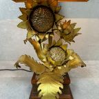 Vintage Hollywood Regency ‘Sunflower’ Tafellamp – Maison Jansen thumbnail 4