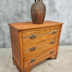 Antieke Ladekast Commode Kersenhout 90 X 81 Cm thumbnail 17