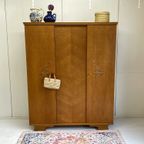 Vintage Kledingkast J`60 3 Deurs Demontabel Hang/leg thumbnail 5