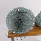 2 Glass Cones Table Lamps - Tafellamp 1970S Italy 25 X 40Cm thumbnail 3