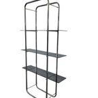 Vintage Staande Rek / Vitrine / Etagere In Chroom thumbnail 5