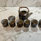 Prachtige Vintage Thee Set Met Bamboe Afbeeldingen thumbnail 9