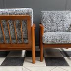 Set Of Two Grey Easy Chairs 1960S thumbnail 11