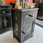 Zwart Indiaas Boho Kastje Met Ornamenten thumbnail 5