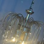3 Stuks Beschikbaar Vintage Murano Roze Teardrop Kroonluchter Hanglampen thumbnail 6