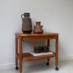 Vintage Deense Bijzettafel / Trolley Van Salling Stolefabrik thumbnail 10