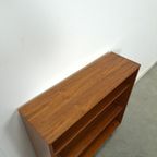 Noten Fineer Boekenkast Lp Kast Met Legplanken Nr. 2 thumbnail 5