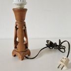 Vintage Lamp Lampenpootje Teakhout thumbnail 2