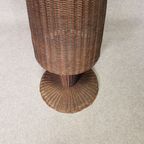 Gasparucci Large Wicker Rattan Floor Lamp 191X52X52Cm. Good Condition. thumbnail 4
