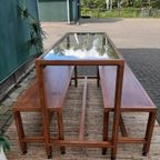 Hoge Glazen Tafel Presentatietafel Winkeldisplay Toonbank thumbnail 6