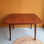 Retro Vintage Teakhouten Eettafel, Diner Table, Tafel thumbnail 8