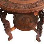 Vintage Indonesisch Houten Salon/Bijzettafel, Jaren '60/'70 thumbnail 4