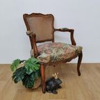 Brocante Vintage Franse Louis Xv Stoeltje, Fauteuil. 904 thumbnail 2