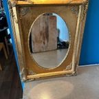 Franse Barok Spiegel Met Verguld Gouden Lijst thumbnail 3