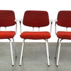 Set Van 3 Vintage Design Stoelen Van Friso Kramer Voor Ahrend De Cirkel Uit Eind Jaren ’60 thumbnail 3