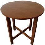 Vintage Ronde Bijzettafel Jaren 30 Plantentafel thumbnail 4