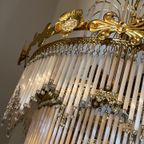Italiaanse Opaliserende Hollywood Vintage Regency Hanglamp thumbnail 4