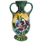 Artdeco Vaasje Art Nouveau Groen Bloemen 1920 thumbnail 2