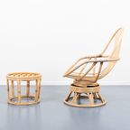 Vintage Bamboo Lounge Chair / Bamboe Fauteuil thumbnail 2