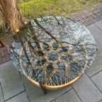 Rattan En Glazen Coffeetable thumbnail 4