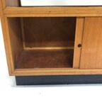 Antieke Winkel Vitrine Toonbank Met Schuifdeuren, Jaren 50 thumbnail 7