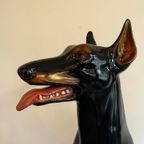 Ceramic Dobermann Statue thumbnail 3