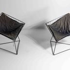Postmodernistische Vintage Set Van "Oti" Lounge Chairs Voor Ikea Door Niels Gammelgaard thumbnail 7
