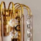 Murano Teardrop Wandlamp Wandlampje Messing Vintage Roze thumbnail 9