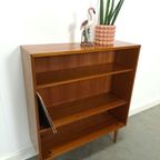 Noten Fineer Boekenkast Lp Kast Met Legplanken Nr. 2 thumbnail 9