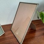 Paar Mooi Vintage Verzilverd Fotolijsten 18,5 X 24 Cm thumbnail 3