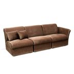 Vintage 3-Zits Bank Chaise Longue Gemaakt In De Jaren ’70 thumbnail 2