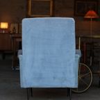 Fluwelen Fauteuil Uit De Jaren 50 thumbnail 12