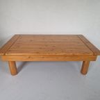Japandi Stijl Vintage Zweedse Grenen Salon Tafel. thumbnail 8