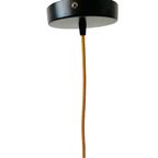 Vintage Glazen Cascade Hanglamp Zwart Goud thumbnail 3