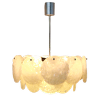 Vintage Frosted Ice Hanglamp Lamp 'medebach' thumbnail 7