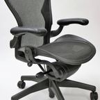 Gebruikte Herman Miller Aeron Graphite Type A Bureaustoel thumbnail 2