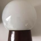 Vintage Glazen Bol Plafonnière / Plafondlamp thumbnail 2