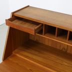 Vintage Deense Secretaire / Ladekast Teak, 1960S thumbnail 9