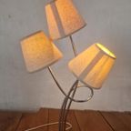 Vintage Design Tafel Lamp Chroom thumbnail 5