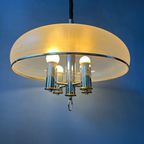 Mid Century Hanglamp Kroonluchter / Space Age Light Fixture thumbnail 3