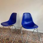 Eames Plastic Side Chair 🧿 Cobalt Blue thumbnail 4