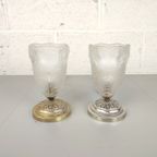 Koppel Art Deco Persglas Tafellampjes thumbnail 8