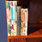 Vintage Boekenkast, Boekenmolen, Op Wieltjes, Kast, Kastje thumbnail 7