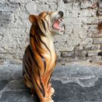 Shakti 🐯 De Tijger – Beeld In Keramiek thumbnail 3