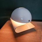 Witte Bugia Tafel Of Wandlamp Giusepe Cormio Voor Guzzini Italiaans 1970 thumbnail 5