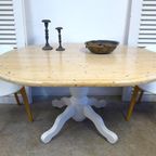 Prachtige Witte Landelijke Ronde Mango Eettafel 140 Cm thumbnail 24